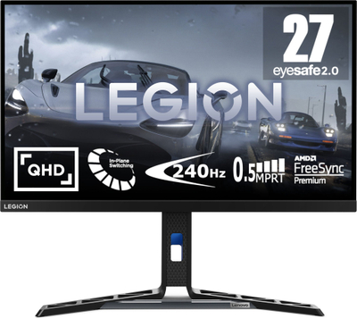 Monitor gaming Lenovo Legion Y27qf 30, 27", 2K QHD 280Hz, i zi