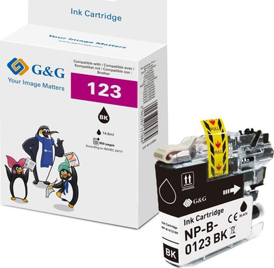 Kartutëz boje G&amp;G LC-123BK, e zezë, 600 faqe