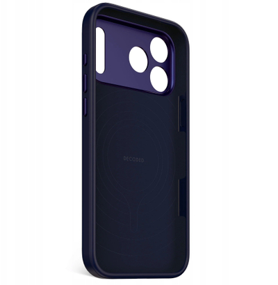 Mbrojtëse telefoni Decoded Silicone Apple iPhone 17 Pro Max, MagSafe, True Navy, blu