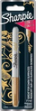 Marker permanent Sharpie Metallic, majë e hollë, ngjyrë ari metalik