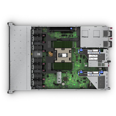 Server HPE ProLiant DL325 Gen11 9124, AMD EPYC 16 bërthama, 64GB RAM, 2x480GB SSD, gri