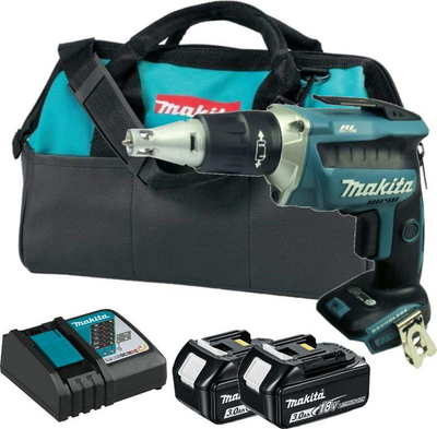 Kaçavidë pa kabllo Makita DFS452RFE, 18V, me bateri, blu