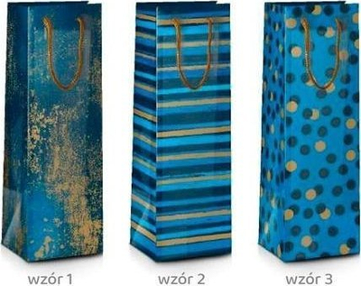 Qese dhurate Nuance Grand Deep Blue, 36x12x10cm, blu