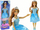 Kukull princeshë Anlily Winter Princess Leantoys, flokë të gjatë, fustan me shkëlqim, blu