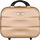 Valixhe kozmetike Peterson Travel Case, ABS i fortë, me doreza dhe rrip për valixhe, ngjyrë ari