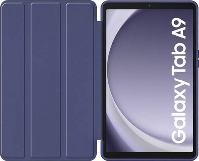Kopertinë tablet për Tech-Protect SmartCase, Galaxy Tab A9 8.7 X110 X115, me funksion qëndrimi, blu navy
