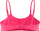 Komplet bikini, pjesa sipër për goca Aquawave Norte Top Jr, me rripa që rregullohen, thahet shpejt, rozë
