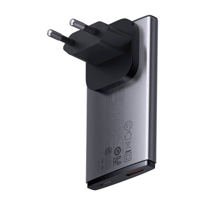 Karikues muri Baseus GaN5, 65W, 1xport USB-C, 1XUSB-A