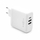 FIXED мрежен полнач USB-C, 2xUSB-A, PD, 60W, бел