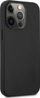 Mbulesë telefoni AMG Big Signature Logo për iPhone 13 Pro Max 6.7", lëkurë, e zezë