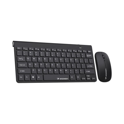 Set tastjere dhe mausi Wozinsky WZKM-078, wireless 2.4 GHz, layout US International ISO, i zi