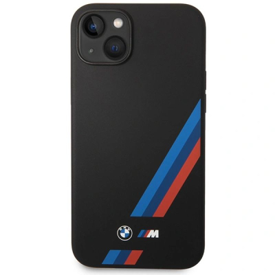 Futrollë telefoni BMW M Silicone, për iPhone 14 Plus 6.7", me logon M, e zezë
