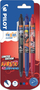 Set stilolapsa Pilot FriXion Clicker Naruto, 0.7mm, 3 copë, shumëngjyrësh