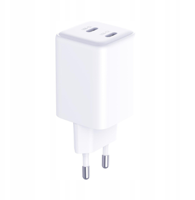 Karikues muri 3MK Hyper Charger, 45W PD GaN, 2x USB C, i bardhë