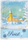 Kartolinë urimi MFP Christmas, C6 105x150mm, tekst polonisht, shumëngjyrëshe