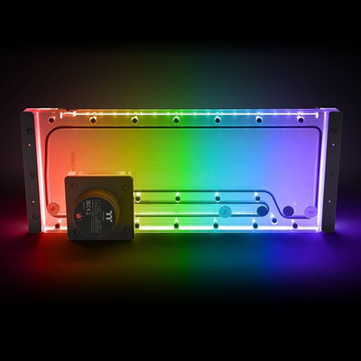 Kit ftohje me lëng Thermaltake Pacific Core P6 DP D5 Plus, pompë D5, RGB, transparent