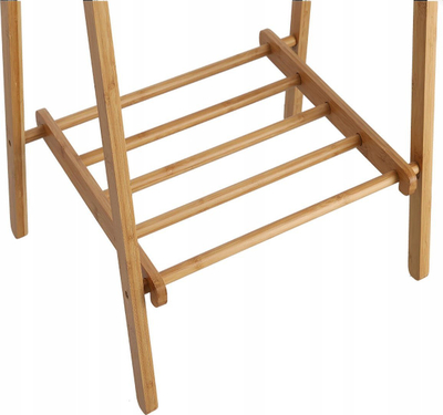 Varëse rrobash në këmbë Zeller, bambu, 159 cm, kafe