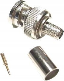 Konektor BNC Cablexpert CA-BNC59-001, RG-59, set 50 copë, ngjyrë argjendi