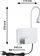 Llambë muri Paulmann Halina, LED, me portë USB Type C, e bardhë