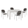 Set ngrënieje 5-pjesësh tav. 150×90 + krahëse (HM11719)