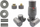 Set valvula termostatike Integra Graphite Right Side Pex AiO, për radiator, grafit