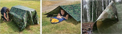 Ceradë Geko G70613, 5.49x4 m, 100 g/m2, kamuflazh