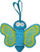 Lodër gome për kafshë Coockoo Lily Butterfly, 27x20x7.5cm, jeshile