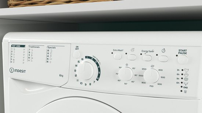Rrobalarëse INDESIT EWSC 61251 W EU/N, 6kg, 1200rpm, i bardhë
