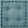 Jastëk dyshemeje Atmosphera Otto, katror 38 x 38 cm, pambuk, blu teal