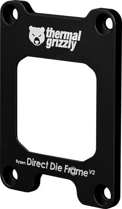 Kornizë direkte për CPU Thermal Grizzly Ryzen 7000 V2 TG-DDF-R7000-V2, për AMD Ryzen 7000, metalike, e zezë