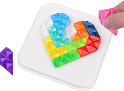 Loja edukative Hola Toys The Challenge of the Precious Stones, 120 puzzle, me gurë shumëngjyrësh