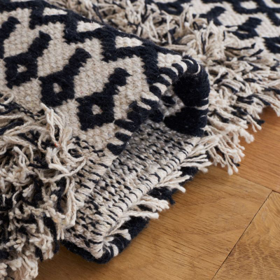 Tapet korridori Safavieh Natura NAT927, 70x274 cm, i zi ivory