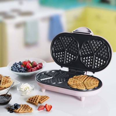 Toster për waffle Bestron ADWM1000P, rozë