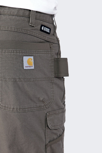 Работни панталони Carhartt Steel Cargo, W36 L34, темно сиво