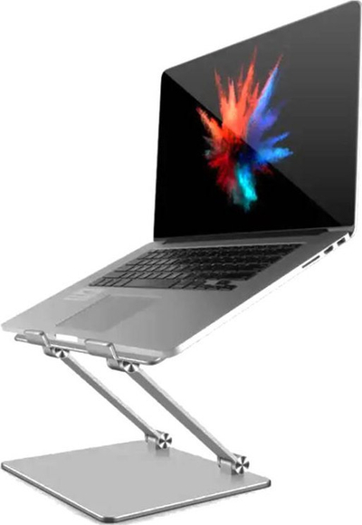 Mbajtëse laptopi Daalo Aptel, metal, e rregullueshme, e zezë