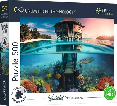 Puzzle Trefl Prime Wanderlust Ocean Getaway, 500 copa, 48x34cm, shumëngjyrësh