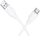 Kabllo USB Hoco X124, USB A në USB C, 3A, 1m, e bardhë