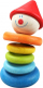 Дрвена играчка Classic World Rattle, шарена