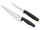 Set thika Fiskars, 2 copë, zezë/argjendtë