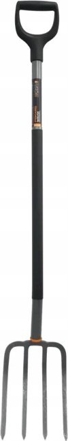 Sfurk ergonomik Fiskars Ergo 1001412, për gërmim, me dorezë komode, portokalli