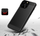 Këllëf telefoni Hurtel Carbon Case, për iPhone 13 Pro, prej TPU fleksibël, i zi