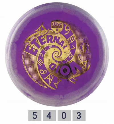 Disk golfi Discmania S LINE MD4 Eternal Void, midrange, vjollcë argjendi
