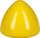 Dorezë standarde Comandante Standard Knob, dru ahu, 4.4cm, e verdhë