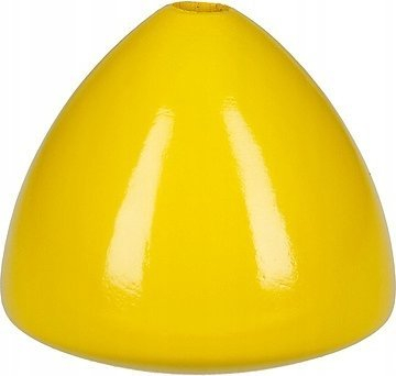 Dorezë standarde Comandante Standard Knob, dru ahu, 4.4cm, e verdhë