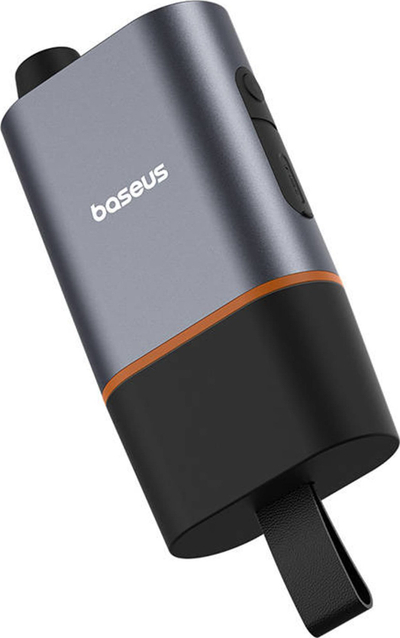 Çekiç emergjent për makinë Baseus SharpTool Emergency Hammer Pro, prerëse rripi sigurimi, elektrik dore LED, gri me të zezë