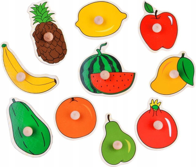 Puzzle druni Zamko ZA4722, figura fruta, 10 copa, shumëngjyrsh
