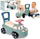 Играчка-возило Smoby Little Eater 140503, со волан, со рачка за туркање, зелена