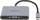 Docking station Dicota D32064, USB-C, kompakt, argjendtë
