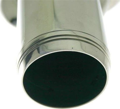 Silenceri i pasëm TurboWorks, hyrje 90mm, dalje 63.5mm, inox i lustruar