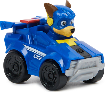 Lodër makinë Paw Patrol Movie Pups Squad Racer, set për gara, shumëngjyrëshe